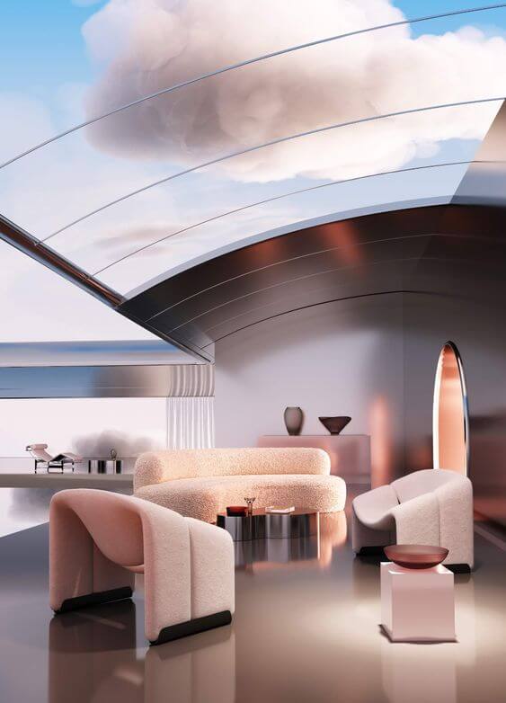 50 Futuristic Interior Design 2022