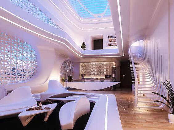 50 Futuristic Interior Design 2022